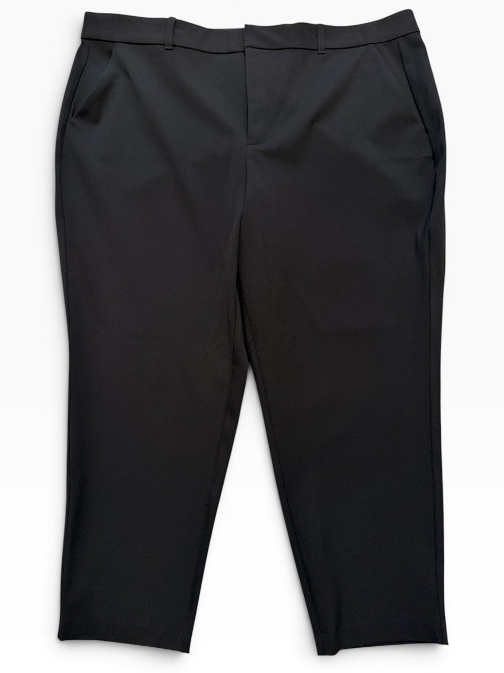 torrid Black Tailored Woven Core Ankle Pant 24R
